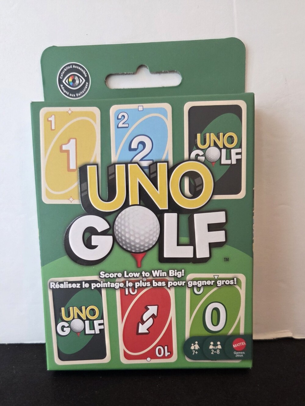 Mattel UNO Golf Catd Game NEW